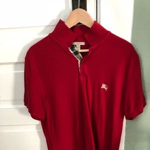 Burberry Brit Men’s Polo Red Large